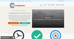 Desktop Screenshot of cutquote.com